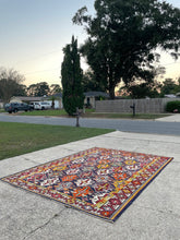 Load image into Gallery viewer, Vintage Caucasian Rug 7.7 x 10.8