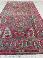 Load image into Gallery viewer, Vintage Caucasian Soumak Rug 6.8 x 13