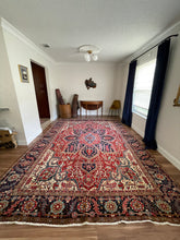 Load image into Gallery viewer, Semi Antique Persian Heriz Rug 9’x12’