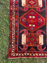 Load image into Gallery viewer, Vintage Persian Tribal Runner 3.6x11.3