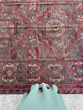 Load image into Gallery viewer, Vintage Caucasian Soumak Rug 6.8 x 13