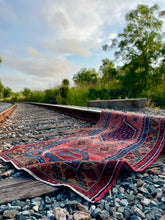 Load image into Gallery viewer, Vintage Persian Rug 3.4x6
