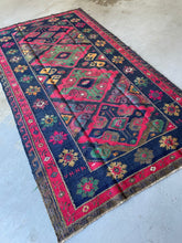 Load image into Gallery viewer, 1957 Caucasian Soumak Rug 5.2x9.9
