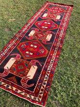 Load image into Gallery viewer, Vintage Persian Tribal Runner 3.6x11.3