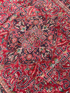 Vintage Persian Heriz Rug 8x11