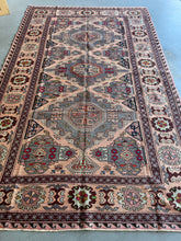 Load image into Gallery viewer, Vintage Caucasian Soumak Rug 6.6x10.10