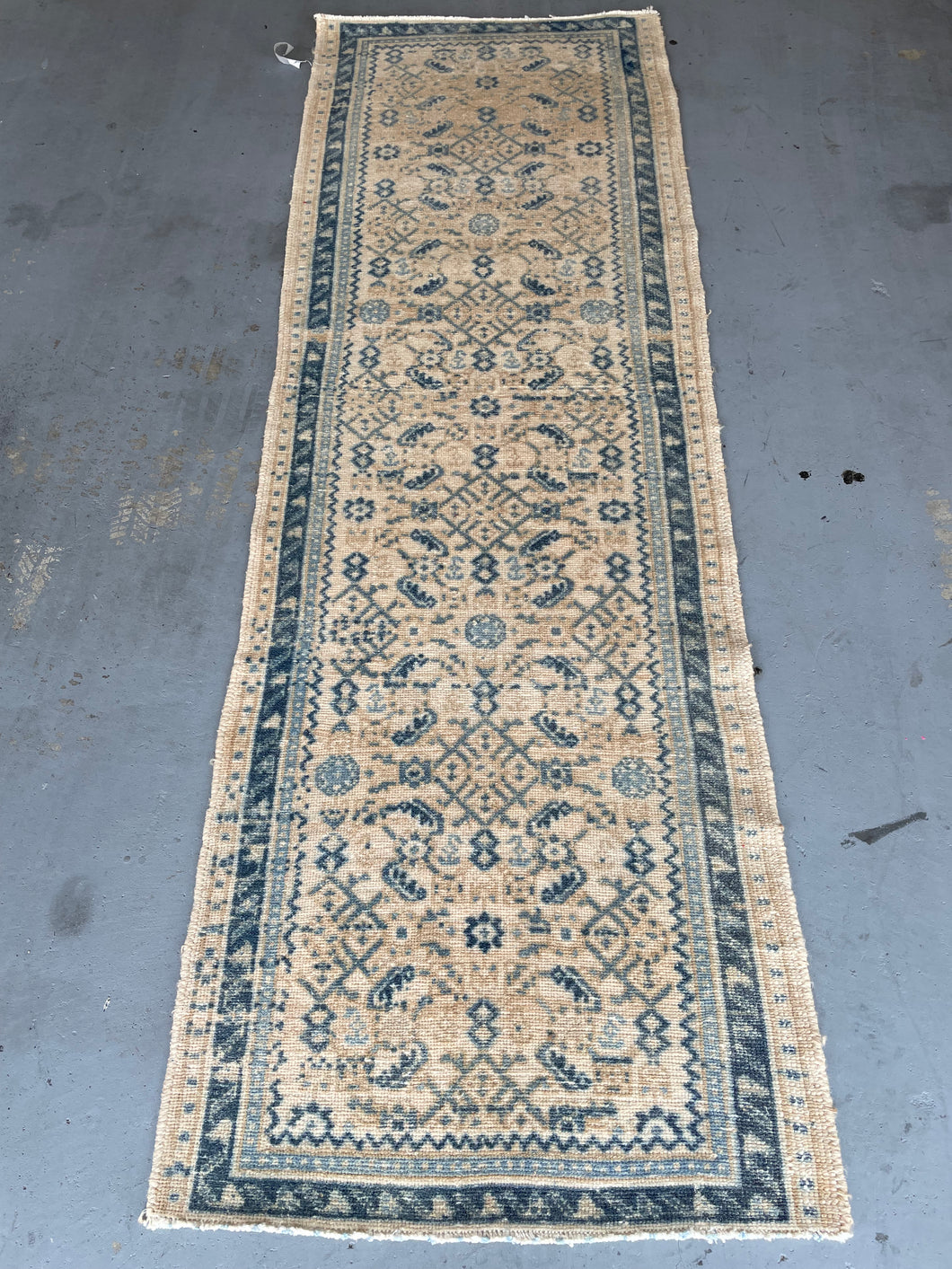 Washed Vintage Persian Runner 2.2 x 6.9