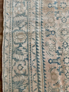 Antique Washed Persian Rug 7.4x10