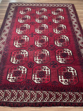 Load image into Gallery viewer, Vintage Hand Knotted Turkoman Rug 7x10